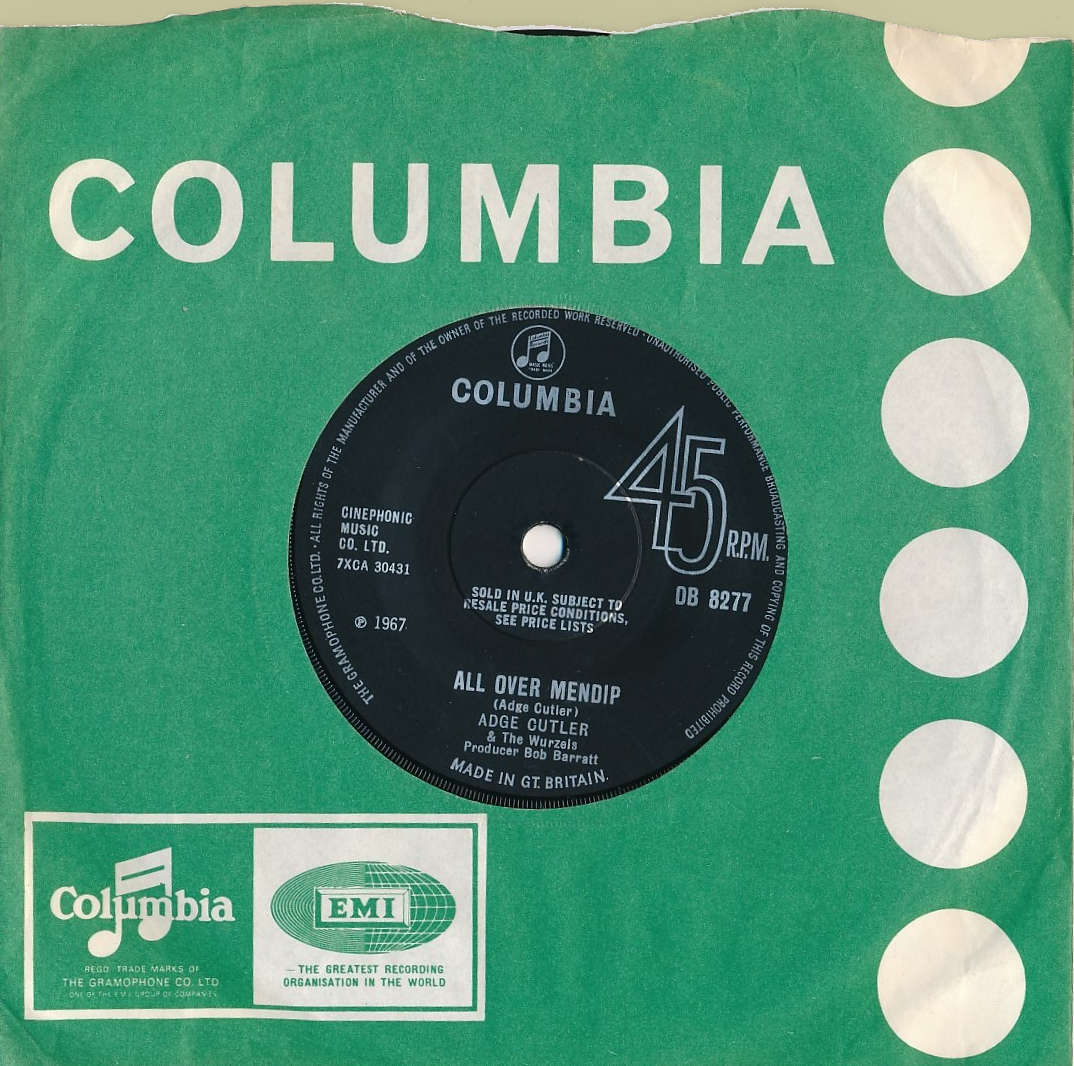 Adge Cutler & The Wurzels All Over Mendip single
