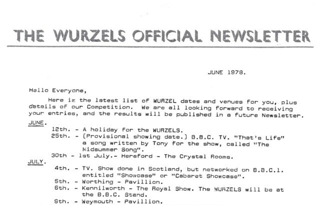 The Wurzels Archives